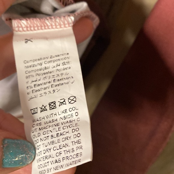 Shein NWOT Gradient Pink Long Sleeve Top - Picture 3 of 3